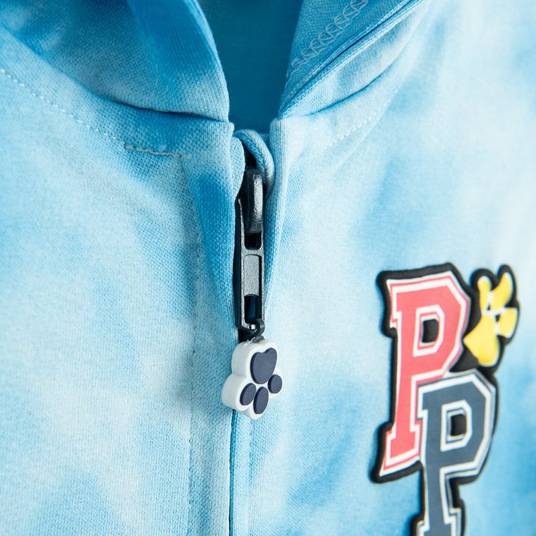 Cool Club, Hanorac cu gluga pentru baieti, cu fermoar, albastru, imprimeu Paw Patrol