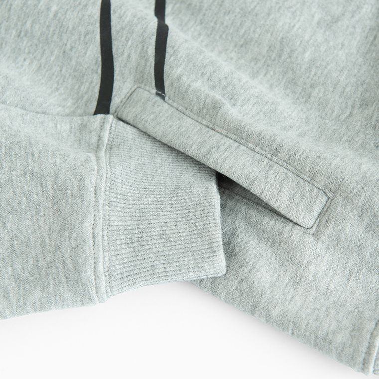 Cool Club, Hanorac cu gluga pentru baieti, cu fermoar, gri