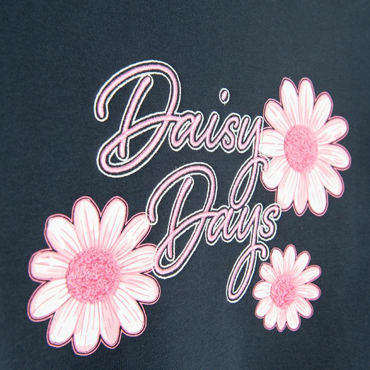 Cool Club, Hanorac pentru fete, cu capse, calduros, bleumarin