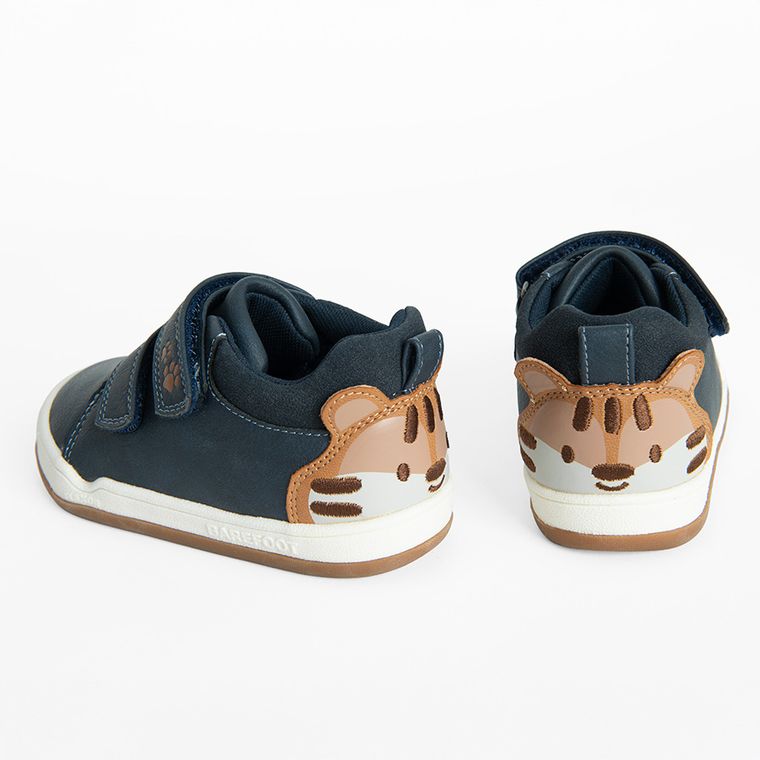 Cool Club, Pantofi sport pentru baieti, albastru, parfumati, brant din piele, talpa Barefoot