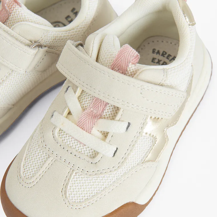 Cool Club, Pantofi sport pentru fete, bej, talpa Barefoot