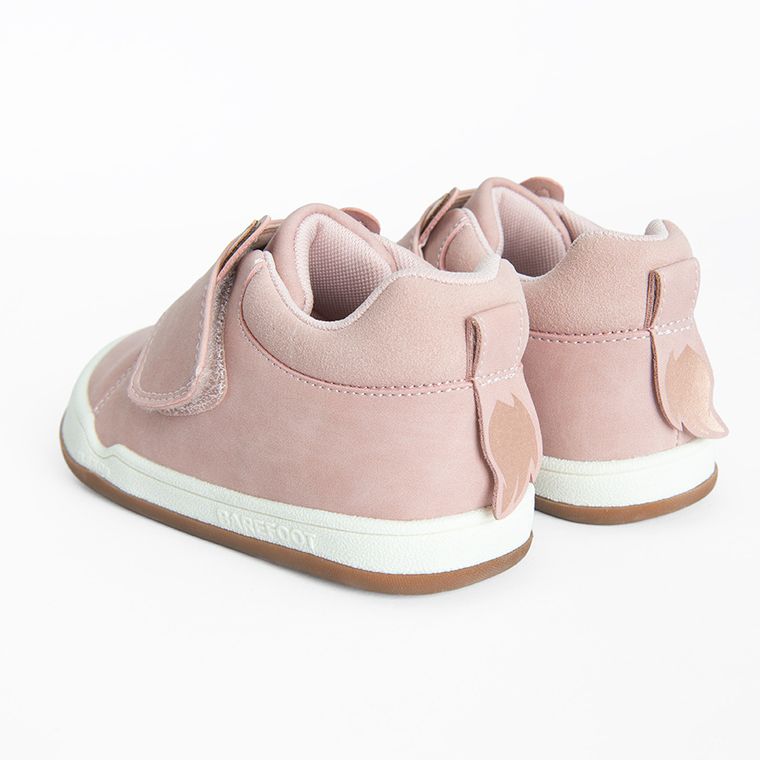 Cool Club, Pantofi sport pentru fete, roz, parfumati, brant din piele, talpa Barefoot