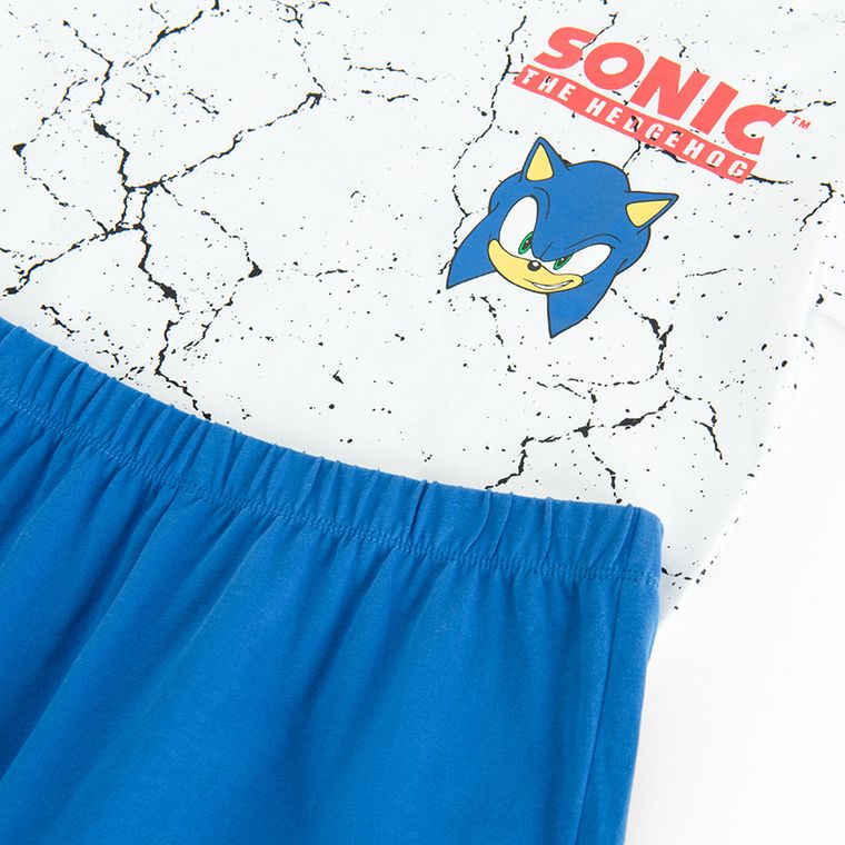 Cool Club, Pijama pentru baieti, mix, imprimeu Sonic the Hedgehog