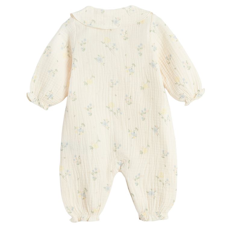 Cool Club, Pijama tip salopeta pentru fete, muselina, piersica