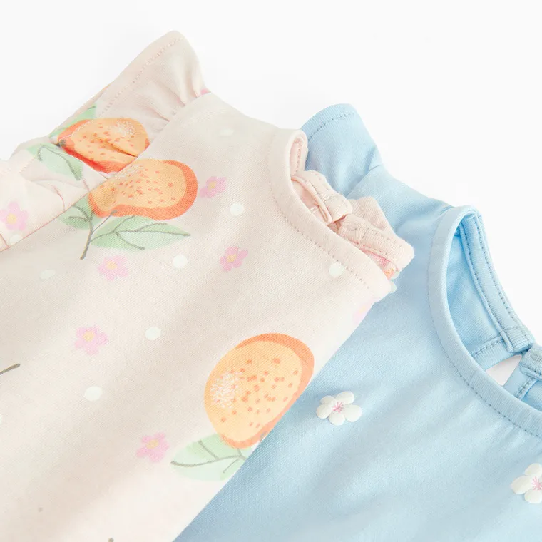 Cool Club, Rochie cu maneca scurta pentru fete, mix, set, 2 buc.