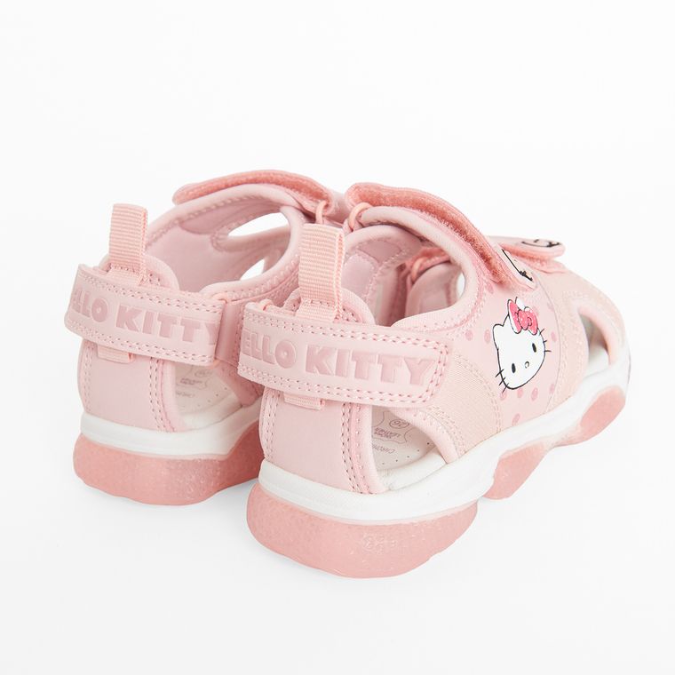 Cool Club, Sandale pentru fete, roz, talpa cu leduri, imprimeu Hello Kitty