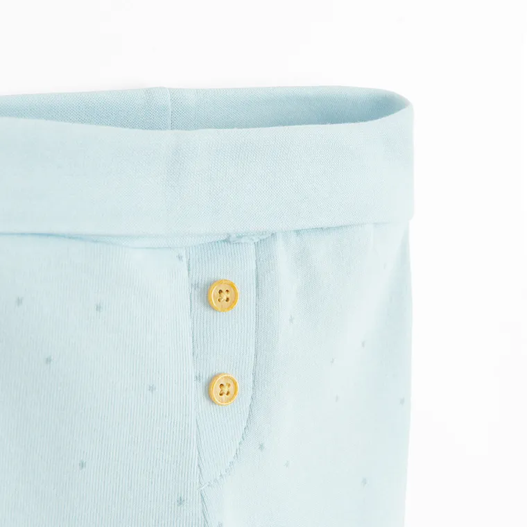 Cool Club, Set pentru baieti, Body cu maneca lunga, Pantaloni fara botosei, albastru