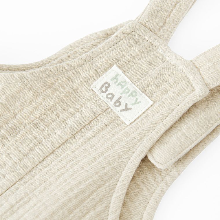 Cool Club, Set pentru baieti, Body cu maneca scurta, Salopeta scurta, muselina, mix