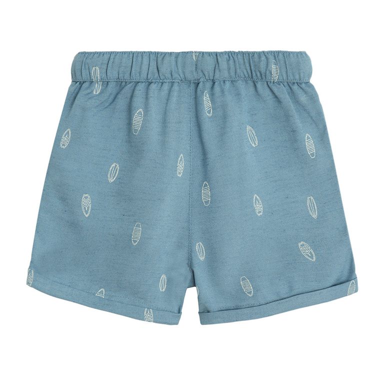 Cool Club, Set pentru baieti, Camasa cu maneca scurta, Pantaloni scurti, albastru