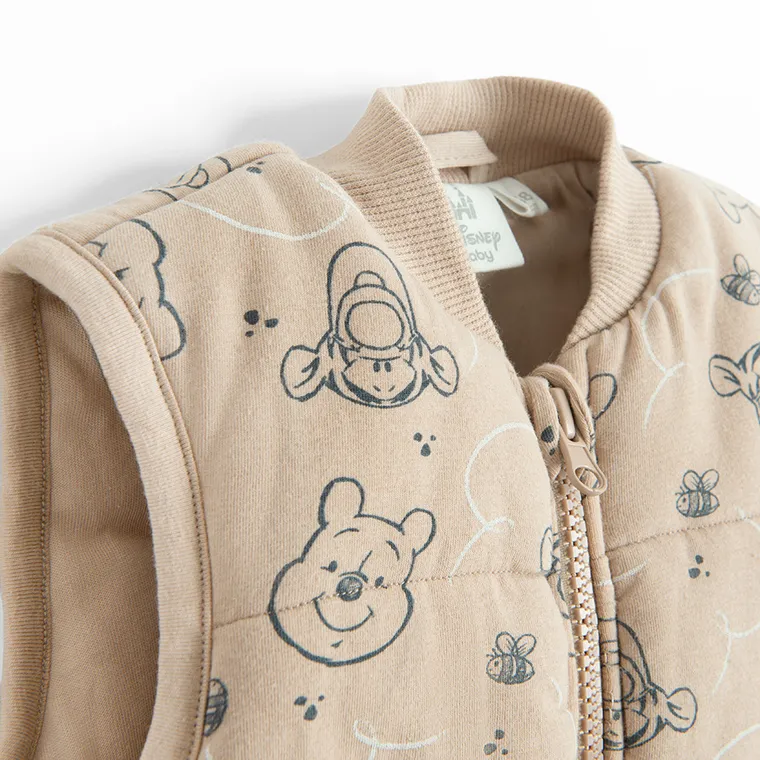 Cool Club, Set pentru baieti, Vesta, Bluza cu maneca lunga, Pantaloni trening, mix, imprimeu Winnie the Pooh