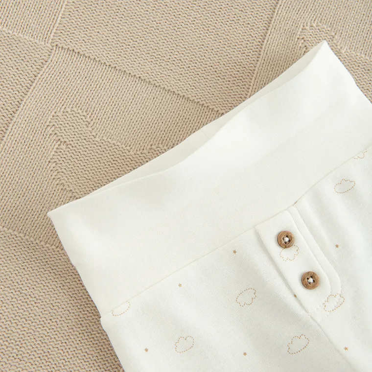 Cool Club, Set pentru bebelusi, Body cu maneca lunga, Pantaloni, alb