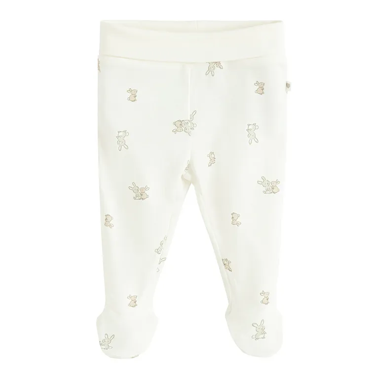 Cool Club, Set pentru bebelusi, Body cu maneca lunga, Pijama tip salopeta, Pantaloni cu botosei, Caciula, alb