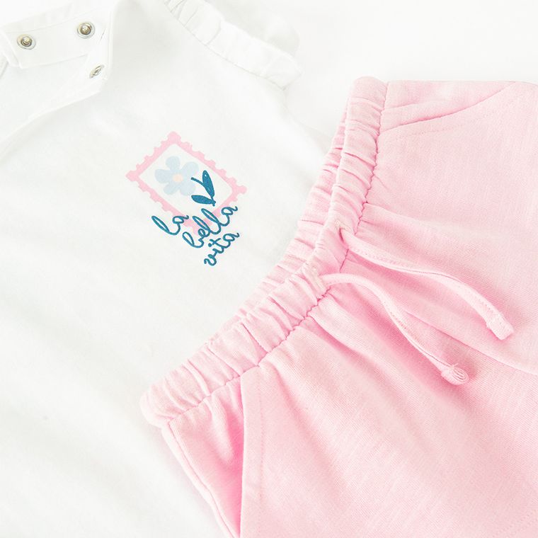 Cool Club, Set pentru fete, Bluza cu maneca scurta, Pantaloni scurti, mix