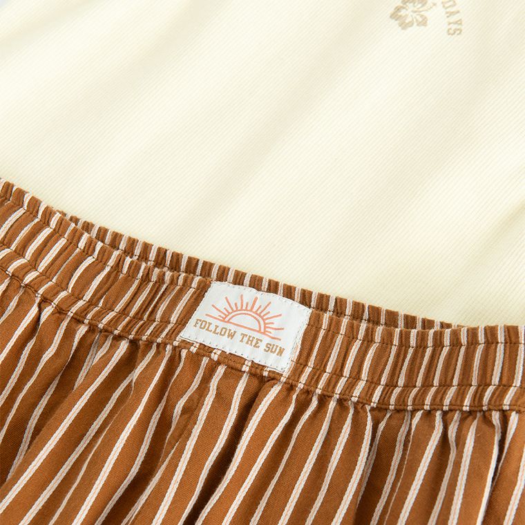 Cool Club, Set pentru fete, Bluza fara maneci, Pantaloni scurti, mix