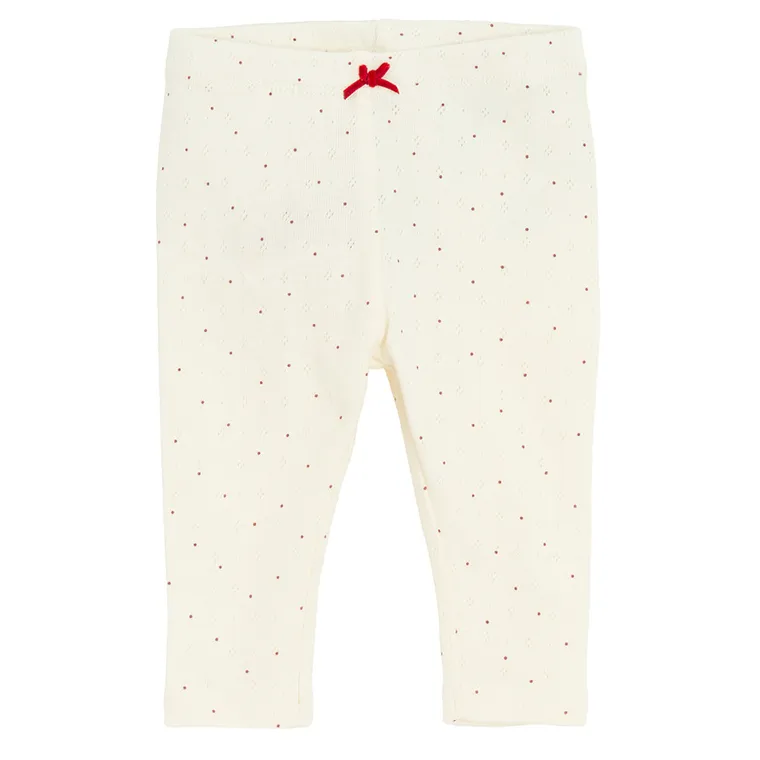 Cool Club, Set pentru fete, Body cu maneca lunga, Colanti, ecru