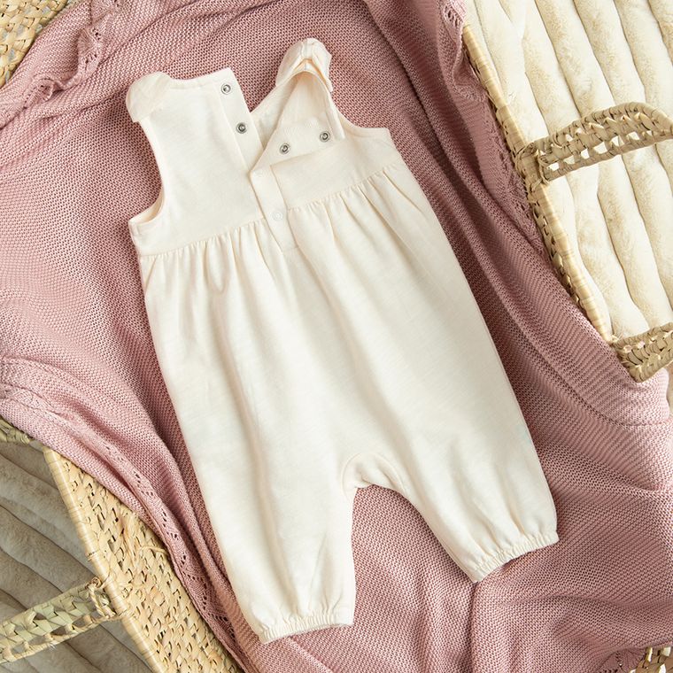 Cool Club, Set pentru fete, Body cu maneca lunga, Salopeta fara botosei, mix, imprimeu Winnie the Pooh