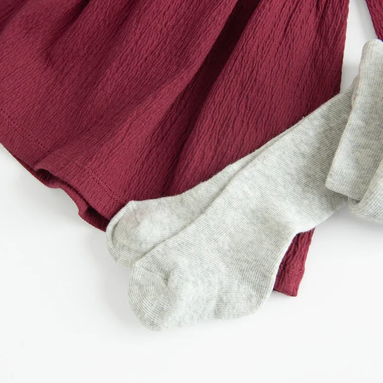 Cool Club, Set pentru fete, Rochie cu maneca lunga, Colanti, mix