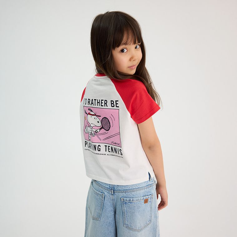 Cool Club, Tricou pentru fete, mix, imprimeu Peanuts