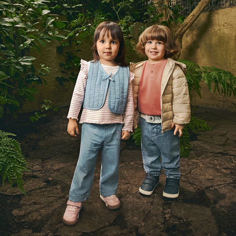 Cool Club, Vesta denim pentru fete, albastru