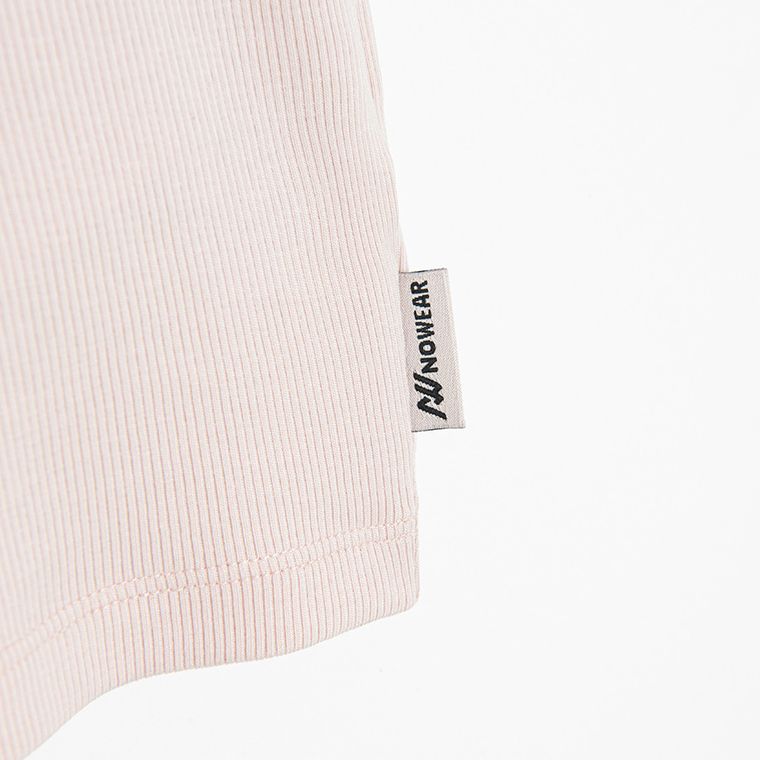 Crop top reiat cu adaos de modal NOWEAR