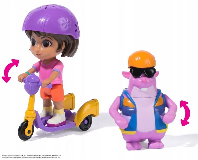 Dora, Zoom & Explore Adventure Pack, set de figurine