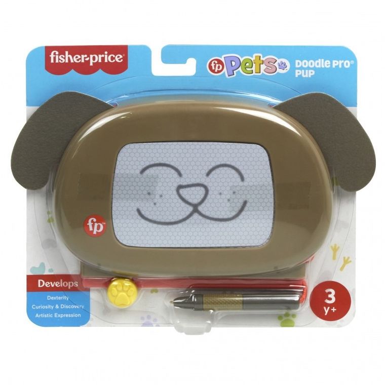 Fisher-Price, Pets, Doodle Pro, tableta de desen, Caine, jucarie pentru prescolar