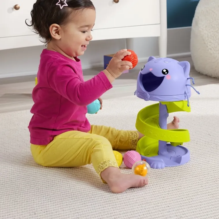 Fisher-Price, Pets, Purrr-fect Ball Tower, jucarie pentru bebelusi