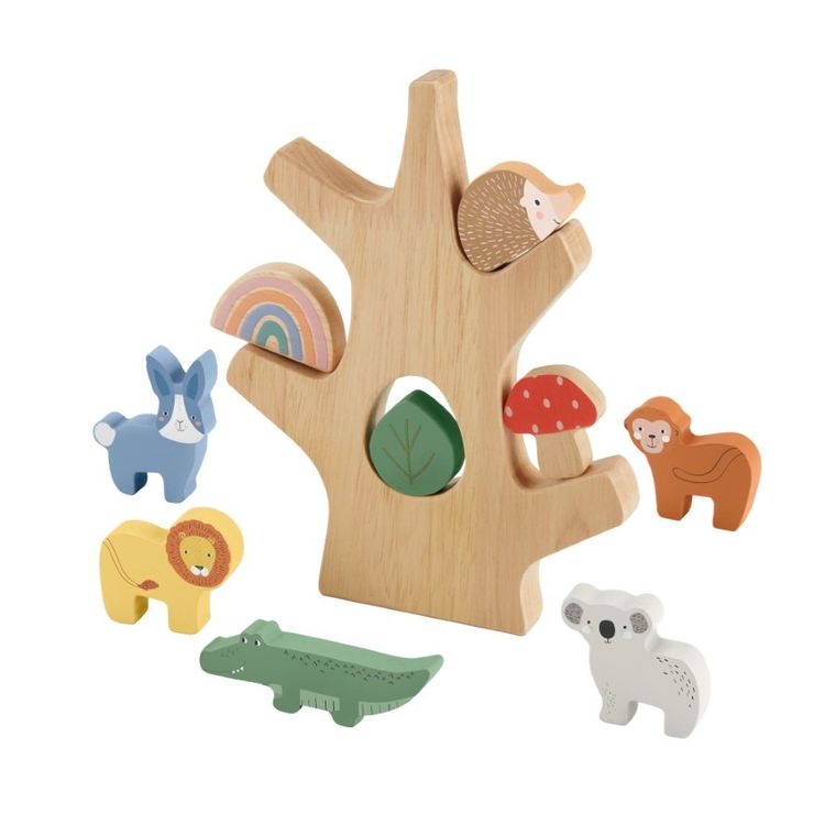 Fisher-Price, Wooden Balance Tree, jucarie din lemn