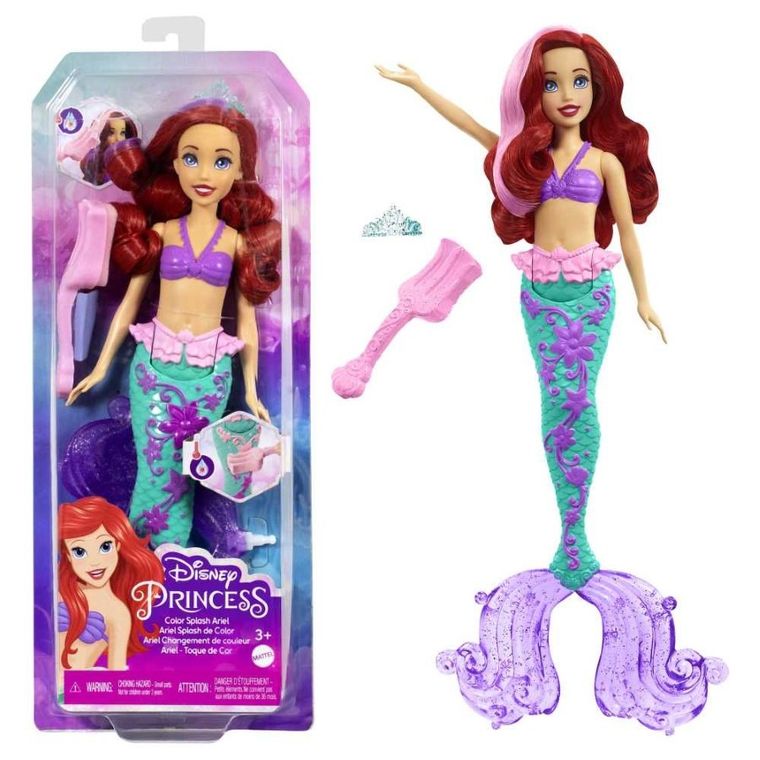Frozen, Ariel, papusa cu schimbare de culoare
