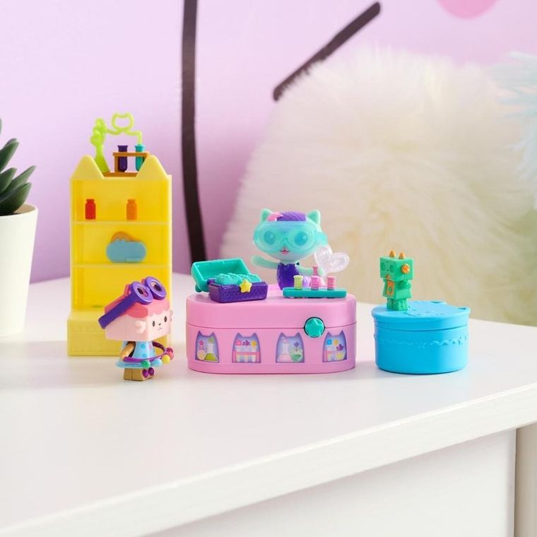 Gabby's Dollhouse, Bobble Kitty MerCat Potion Pack, set de joaca cu figurina si accesorii