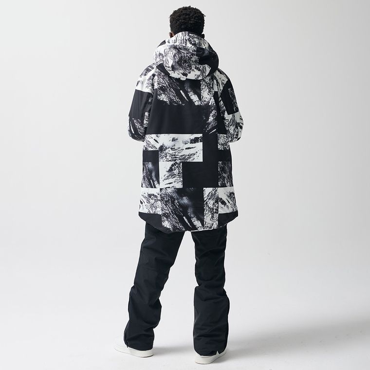 Geaca de schi impermeabila cu gluga si croiala oversize unisex NOWEAR
