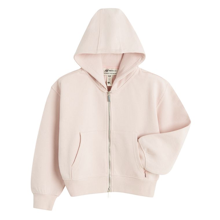 Hanorac oversize cu croiala scurta NOWEAR