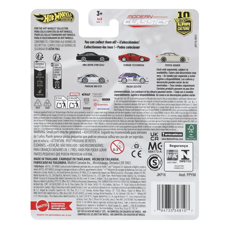 Hot Wheels, Car Culture, Porsche 993 GT2, masina, scara 1:64, JKF16