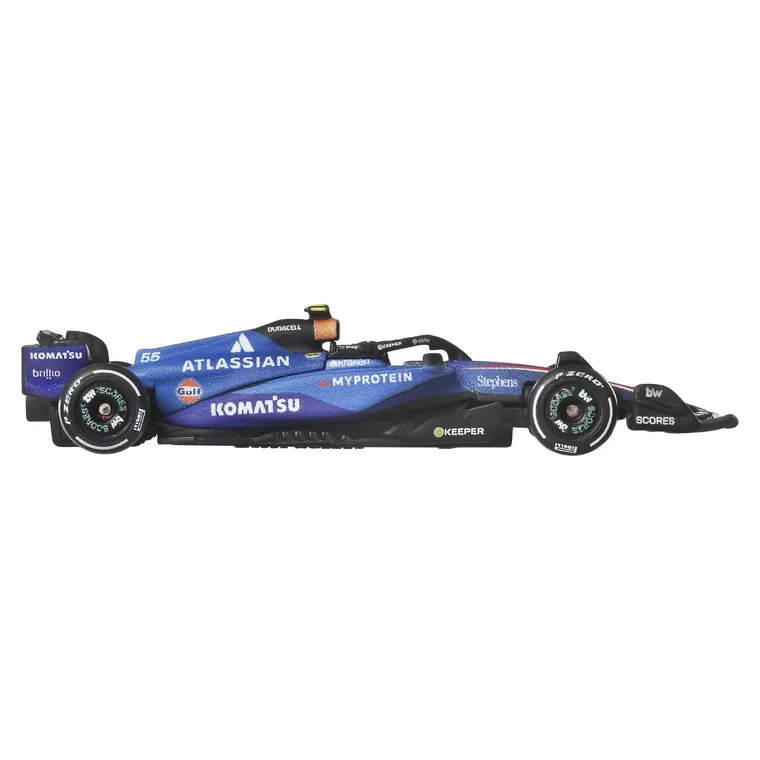 Hot Wheels, Premium, Formula 1, Atlassian Williams Racing (#55), masina, scara 1:64, JKD85