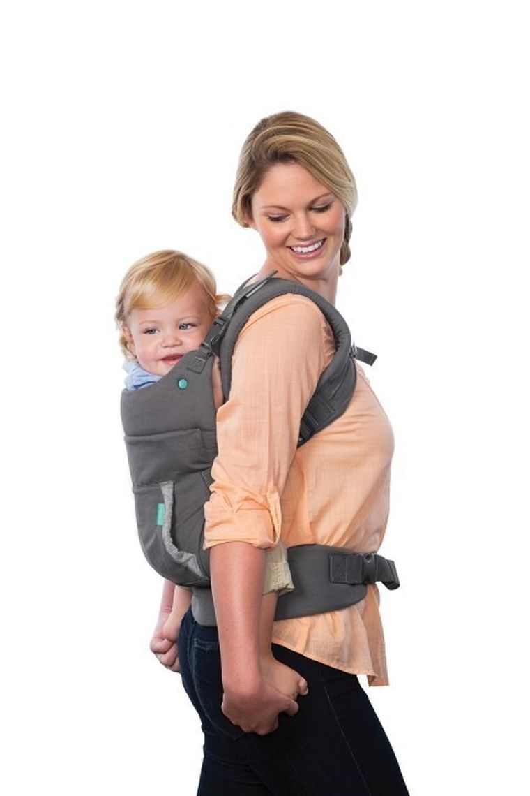 Infantino, marsupiu port-bebe ergonomic cu gluga