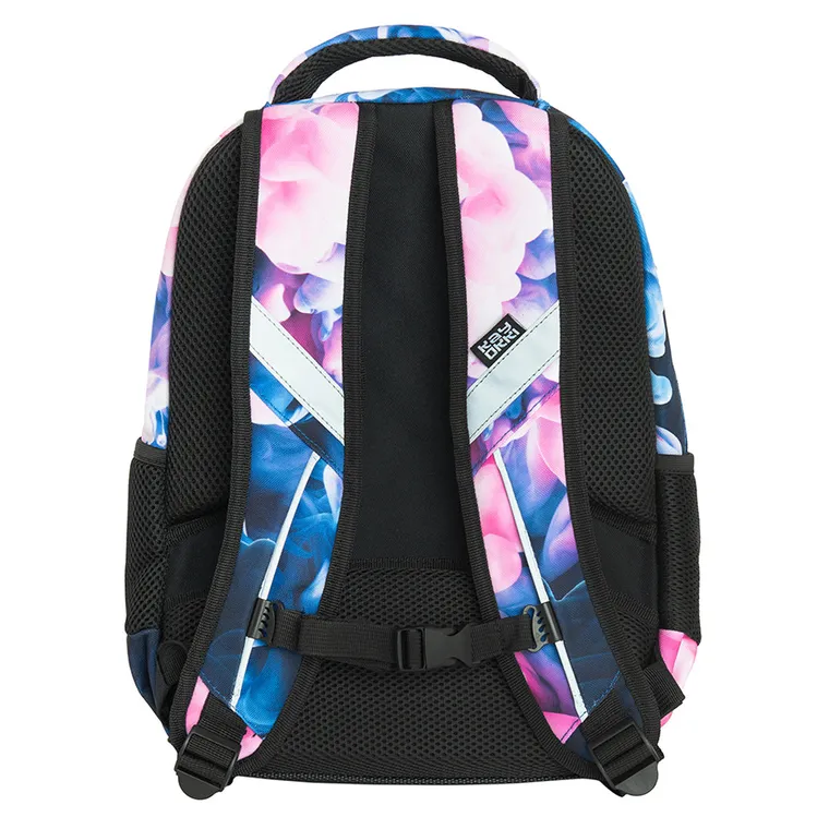 Kayokki, ghiozdan, 2 compartimente, model fum colorat