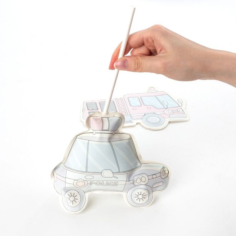 Kidea, Magic vehicule 3D pictate cu apa, set creativ