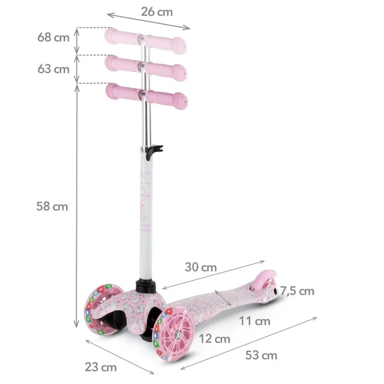 Kidwell, Uno, trotineta cu 3 roti, puppy