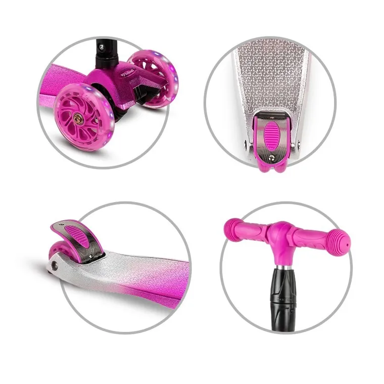 Kidwell, Vento, trotineta cu 3 roti, roz