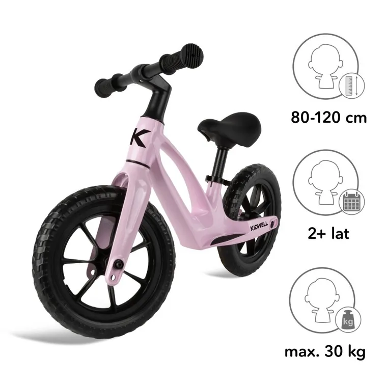 Kidwell, Vito, bicicleta fara pedale, Pink