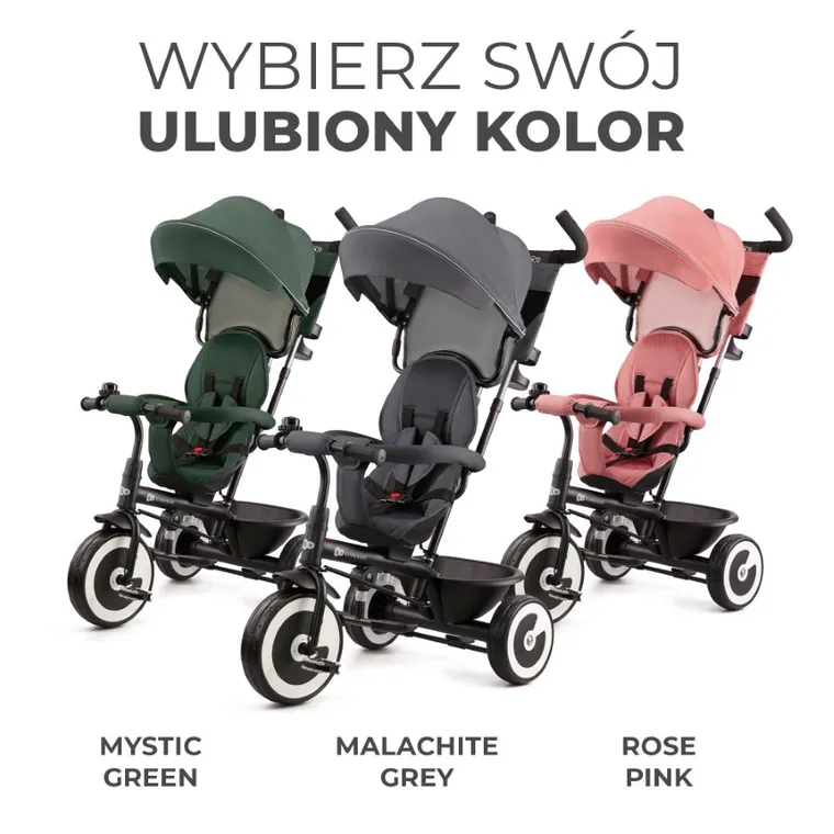 Kinderkraft, Aston, tricicleta, Malachite Grey