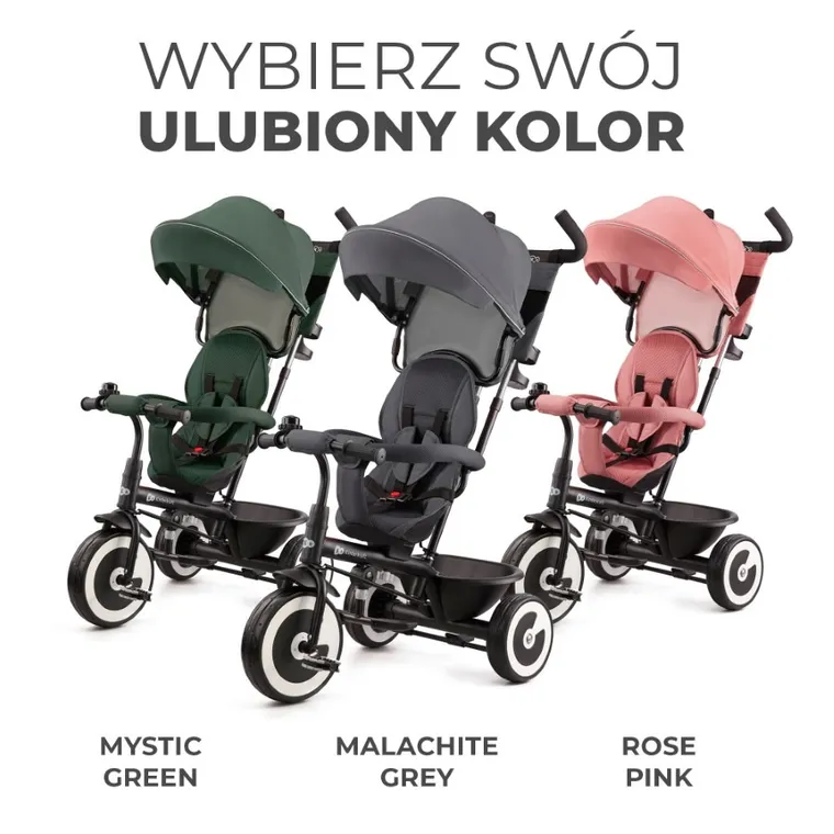 Kinderkraft, Aston, tricicleta, Rose Pink