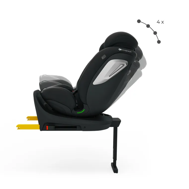 Kinderkraft, I-360 2 Plus, scaun auto, i-Size, negru, 40-150 cm