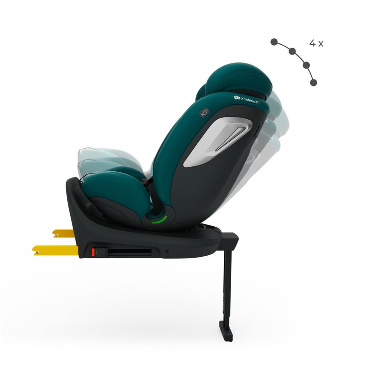 Kinderkraft, I-360 2 Plus, scaun auto, i-Size, verde, 40-150 cm