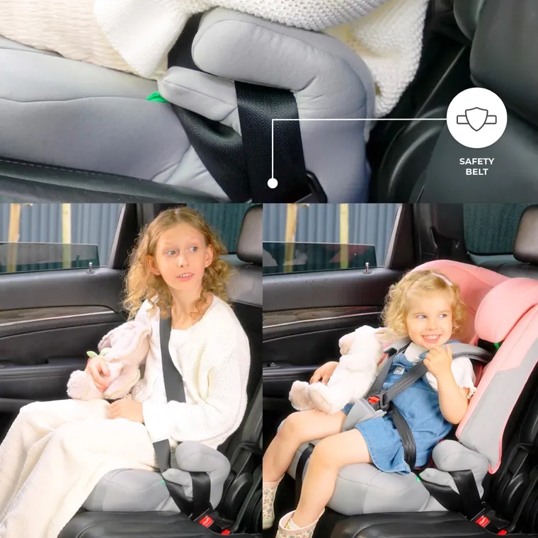Kinderkraft, I-Comfy, scaun auto 3in1, i-Size, Pink, 76-150 cm