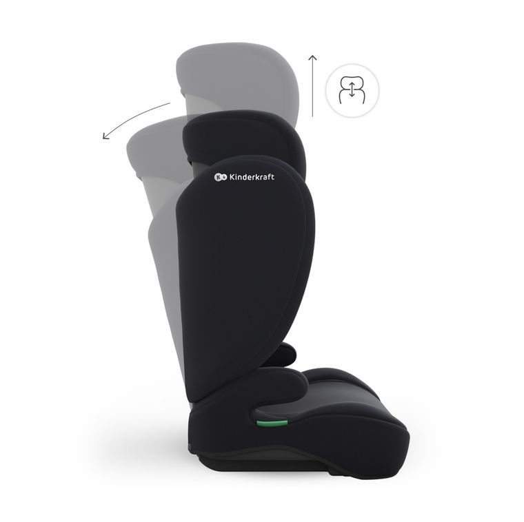 Kinderkraft, I-Spark 2 Plus, i-Size, scaun auto, black, 100-150 cm
