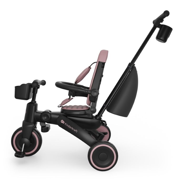 Kinderkraft, Jazz 3, tricicleta multifunctionala 6in1, roz