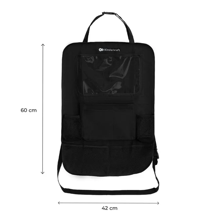 Kinderkraft, organizator auto 2in1, negru