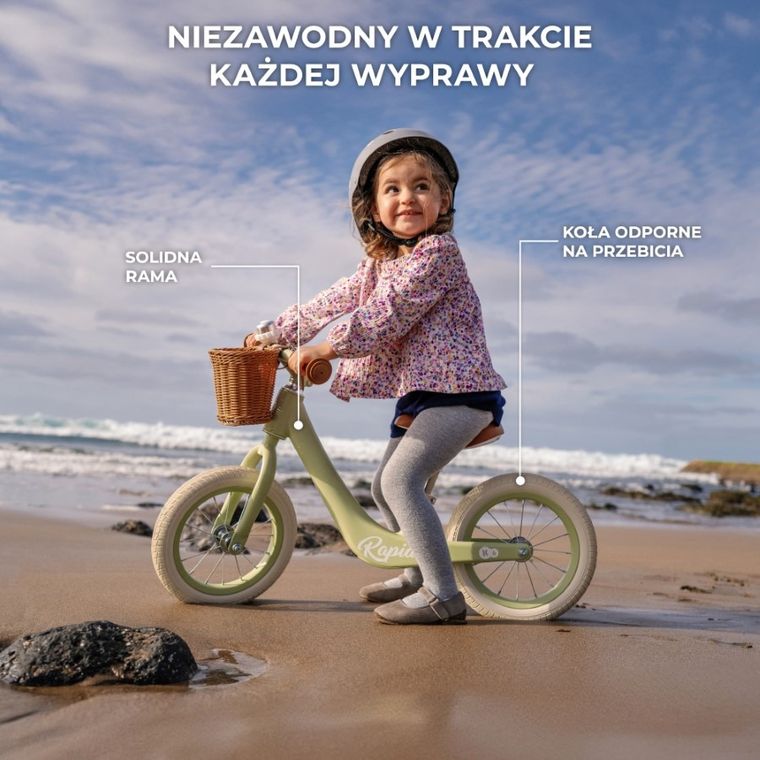 Kinderkraft, Rapid 2, bicicleta fara pedale, Blue Breeze