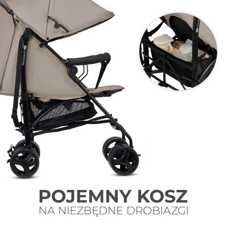 Kinderkraft, Tik, carucior umbrela, Stone Beige